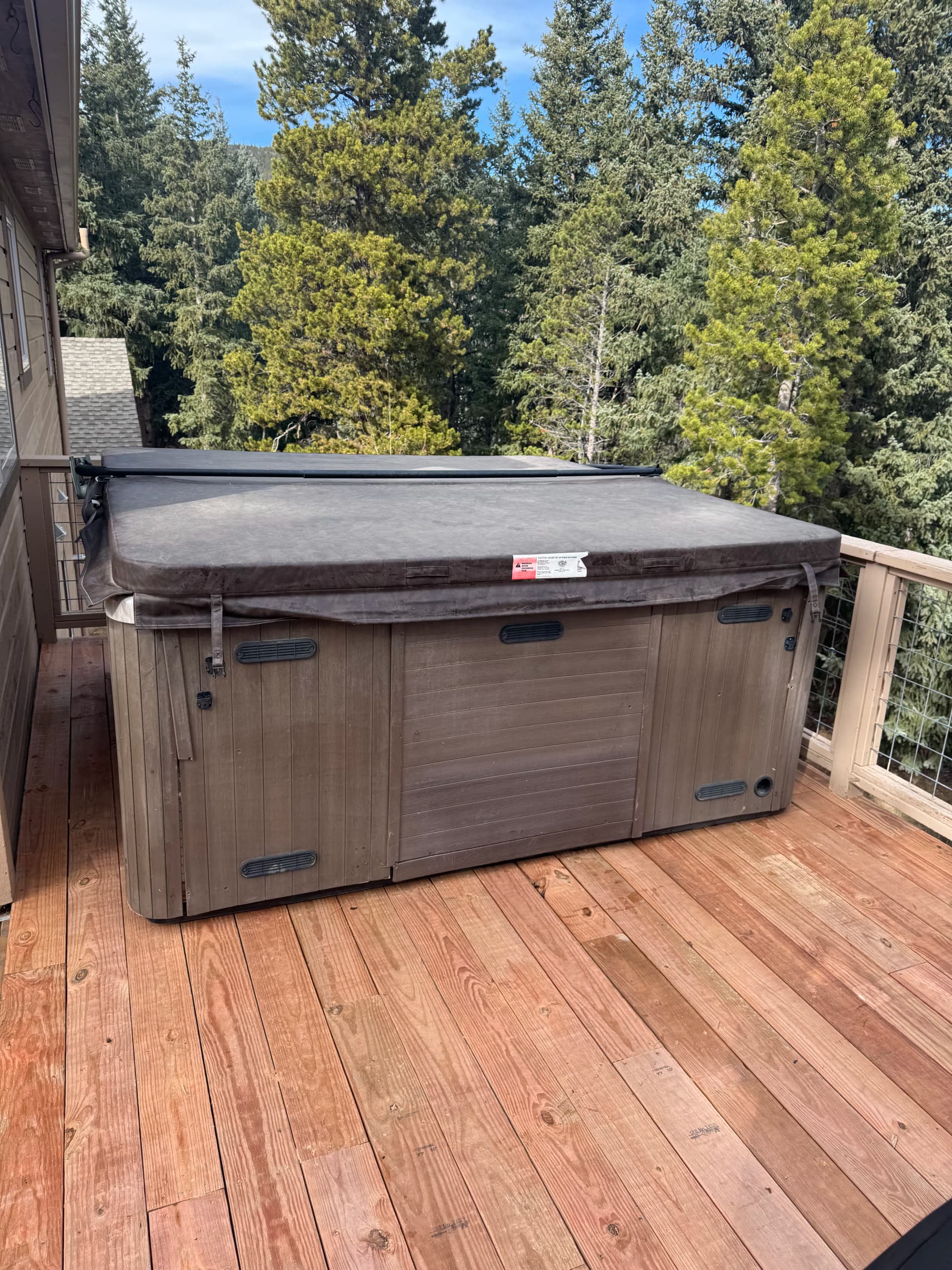 Deck Joist Replacement and New Surface Boards on a Mountain Home Deck